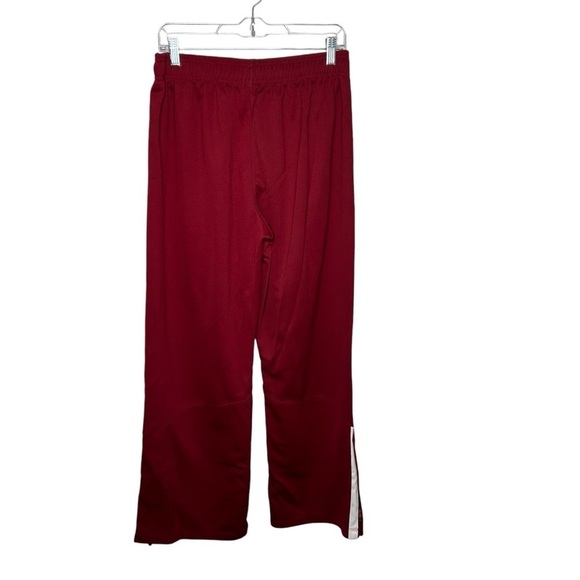 UNDER ARMOUR Burgandy Team Warm-Up Athletic Campus Gym Track PANTS Womens Large - Picture 4 of 5